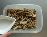 レンジで簡単☆しめじのそぼろ煮。作り方6写真