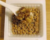 納豆にくるみ味噌♪作り方2写真
