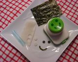 カエルさんおにぎり作り方3写真