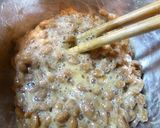 おろしポン酢で納豆オムライス作り方2写真