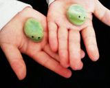 キャラ弁に☆そら豆星人☆作り方6写真