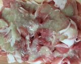 塩麹豚とふわふわ豆腐のゴーヤチャンプル作り方1写真