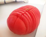 スキレットで熱々ハッセルバック風トマト♪作り方3写真