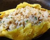 おろしポン酢で納豆オムライス作り方8写真