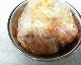 鶏もも肉と春キャベツの簡単フライパン蒸し作り方1写真