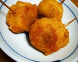 サクッとふんわり焼売で☆アメリカンドッグ作り方9写真