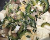 塩麹豚とふわふわ豆腐のゴーヤチャンプル作り方8写真