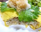 おろしポン酢で納豆オムライス作り方12写真