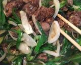 鶏肝のレバニラ作り方4写真