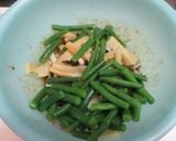 簡単！！「メンマとインゲンの胡麻和え」作り方6写真