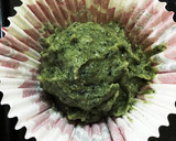 簡単！ よもぎと米粉のあんこ入り焼き菓子作り方7写真