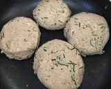 大満足！ヘルシーさばーぐ♡さば水煮缶で作り方6写真