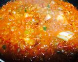 ランチ♡ベーコン&バジルのトマトパスタ作り方4写真