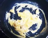 ランチに♪ クリームソースのオムライス作り方4写真