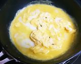 ランチに♪ クリームソースのオムライス作り方5写真