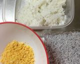 ちりめんと炒り卵のまぜまぜ丼♡作り方1写真