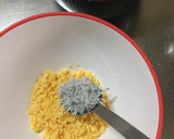 ちりめんと炒り卵のまぜまぜ丼♡作り方2写真