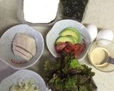 サラダチキンで♫時短ランチ♪作り方1写真