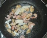 小松菜とシーフードミックスの温野菜サラダ作り方4写真