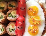 簡単 キャラ弁 おかず 着ぐるみ星人①作り方15写真
