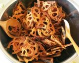 かりかり蓮根チップス作り方4写真