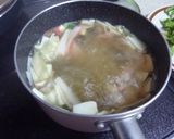 レタスの外葉とカニかまのスープ作り方4写真