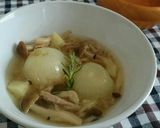 まるごと玉ねぎとツナのスープ♡作り方3写真