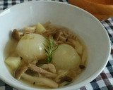 まるごと玉ねぎとツナのスープ♡作り方3写真