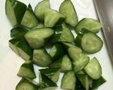 お家居酒屋♬塩だれキュウリ作り方1写真