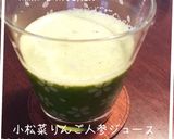 小松菜りんご人参ジュース＊低速ジューサー作り方1写真