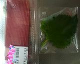 超簡単☆焼肉のタレでお刺身ユッケ作り方4写真