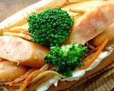 きんぴらとクリチのごてもりドック作り方2写真