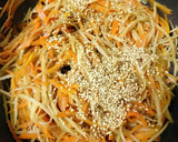 さっぱり梅風味のきんぴらごぼう作り方3写真