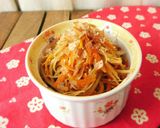 さっぱり梅風味のきんぴらごぼう作り方4写真