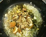 たっぷりポルチーニのクリームパスタ作り方3写真