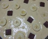 ﾎｯﾄｹｰｷﾐｯｸｽのバナナチョコケーキ作り方2写真