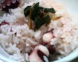 かわいいピンクのたこ飯作り方3写真