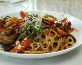 氷酢玉ねぎで 鶏肉と野菜の黒酢あん作り方8写真