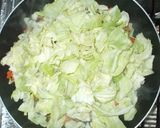 炒めもの♪ひき肉とキャベツと人参と甜面醤作り方5写真
