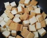 ☆厚揚げときのこの鶏ガラスープ炒め☆作り方4写真