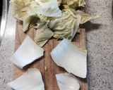 「ノンオイルのおかず」鳥ももと白菜蒸し作り方2写真