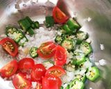 オクラとプチトマトのさっぱりポン酢和え作り方6写真