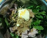 レタスと水菜の自家製胡麻ドレサラダ作り方3写真