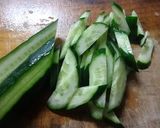 昆布茶で簡単♪キュウリと茗荷の浅漬け作り方2写真
