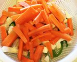 肉団子と野菜たっぷり甘酢あんかけ作り方2写真