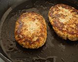 和風あんかけエノキ入りいわしハンバーグ作り方6写真