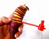 【くるりんカッター】トルネードさつまいも作り方3写真