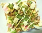 茹で卵×チーズ×ベーコンのカレートースト作り方6写真