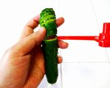 【くるりんカッター】きゅうりのお花作り方3写真