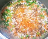 野菜とキノコの春雨スープ作り方4写真